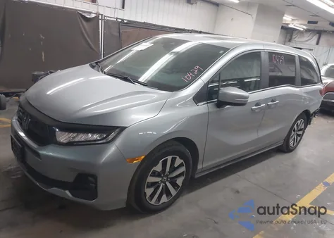 2025 Honda Odyssey Ex-L z USA, uszkodzony, nr VIN 5FNRL6H6XSB084200